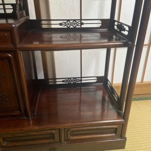 紫檀色 民藝ダンス