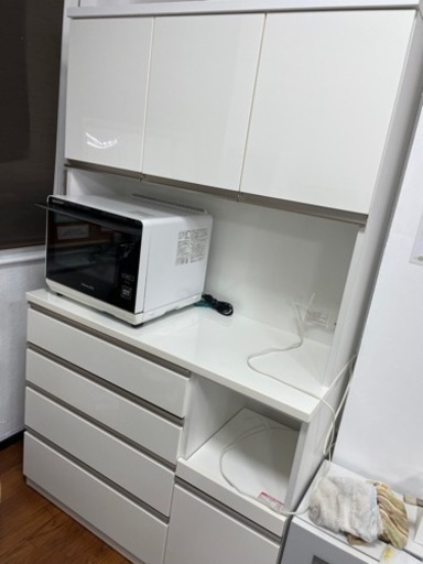 送料・設置込み可　キッチンボード　食器棚　NITORI