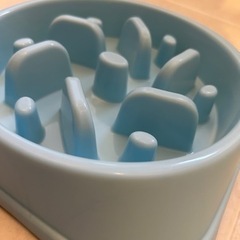 ペット お皿 早食い防止 食器(ミントグリーンもあり)の画像