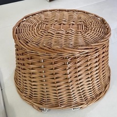 【取引先決定】藤（とう）　ラタン編み　かご　バスケットの画像