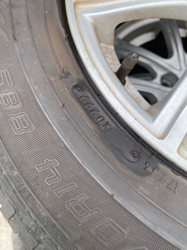 ダンロップ製タイヤ　アルミ 4本セット 185/70R14  2022年製タイヤ　ホイール