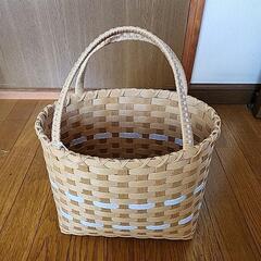 クラフトかご(小)未使用