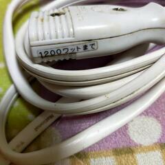 延長コード　1つ穴　3m　1200ワットまでの画像