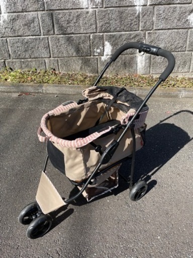ペットカート　折りたたみ可能3輪タイプ　　