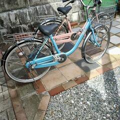 24インチギア付自転車2台