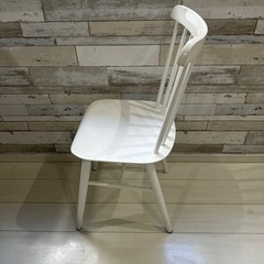 【5/14処分】ダイニングチェア　ホワイトの画像