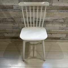【5/14処分】ダイニングチェア　ホワイト