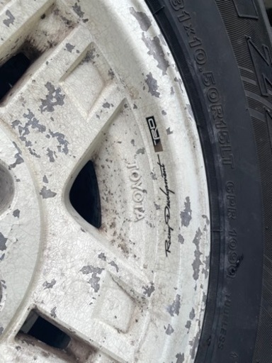 【中古】TRD toyota racing development ホイール 白