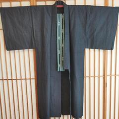男性用着物　正絹紬　一対