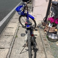 [決まりました]男の子用自転車　サイズ22/ブルーの画像