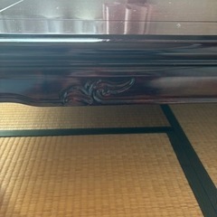 【あげます】木製座卓(ローテーブル)きれいです！の画像