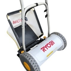 RYOBI リョービ 手動芝刈り機 HLM-3000 刈込幅300mm手動 受け袋付属 中古品 農機具 草刈機 作業用 ハンディカート 手動草刈機 草刈りの画像