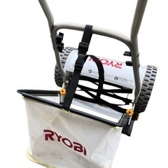 RYOBI リョービ 手動芝刈り機 HLM-3000 刈込幅300mm手動 受け袋付属 中古品 農機具 草刈機 作業用 ハンディカート 手動草刈機 草刈りの画像