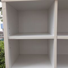 リサイクルショップどりーむ天保山店　No12932　棚　シェルフ　ホワイトの画像