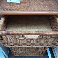 リサイクルショップどりーむ天保山店　No12934　タンス　ラタン　衣類の画像