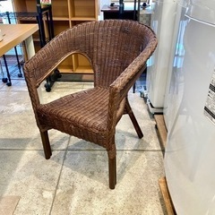 ニトリ ラタン イス チェア 籐 中古 