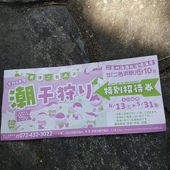 二色の浜の潮干狩りチケット 