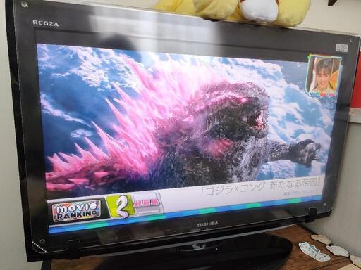 TOSHIBA 32型液晶テレビ 画面保護カバー付き REGZA