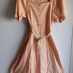 【新品】オレンジのワンピース