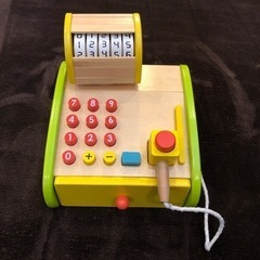 木のおもちゃ レジスター　知育玩具