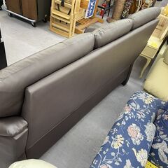 3人掛け ソファ 幅175ｃｍ 合皮 ブラウン 3Ｐソファ レザー 背もたれ取り外し可能 札幌市手稲区 3人掛け ソファ 幅175cm 合皮 ブラウン 3Pソファ レザー