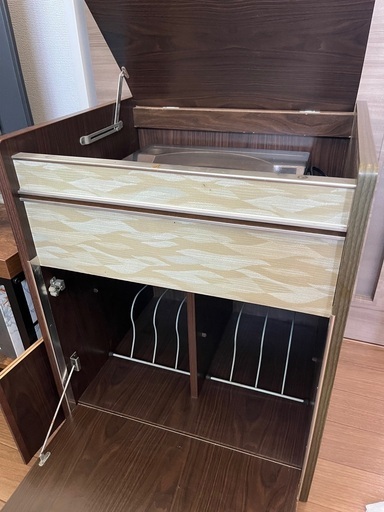 【再値下】レコードプレイヤー\u0026ラック