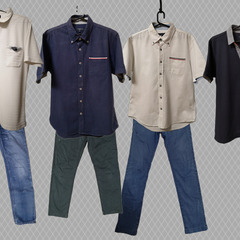 洋服まとめ　7点　ポロシャツ4着　チノパン3着