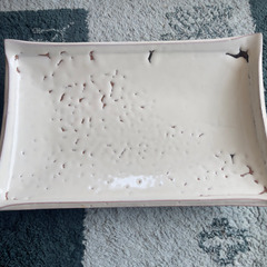 【新品未使用】萩焼板皿/大皿