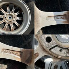 バリ溝【タイヤ・ホイールセット】145/80R13 タイヤ23年製 ヨコハマ