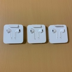 [お譲り先決定 ]Apple iPhone付属イヤホン×3 