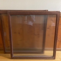 すりガラス建具　２枚