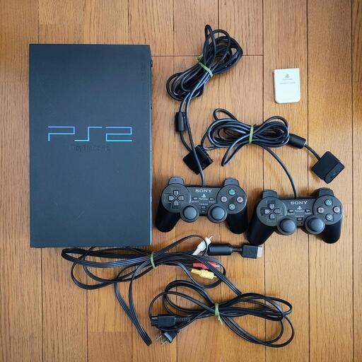 PS2、ソフト14本、メモリーカード2枚セット