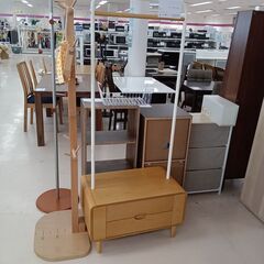 ★ジモティ割あり★  ハンガーラック ベージュ W68×D40×...