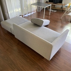 家具 ソファ 2人掛けソファ オットマンの画像