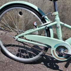 B344 子供自転車★タマコシ★CoCo Cafe★変速無し★24インチの画像