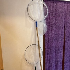 虫取り網　虫カゴ差し上げます。