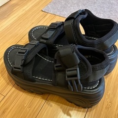女性用厚底サンダル　新品
