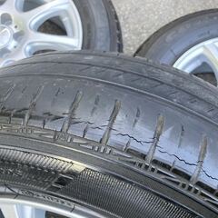 格安セット!!DUFACT 6J 15in +45 5/100◆195/65R15付き◆プリウス ウィッシュ プレミオ オーパ カルディナ レガシィ インプレッサなどにの画像