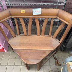 【リサイクルショップどりーむ鹿大前店】No9529　三角ウッドベ...
