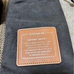 【美品】harman/CoachコラボモデルBluetoothスピーカーの画像