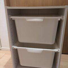 ニトリ　カラボ　引き出し付の画像