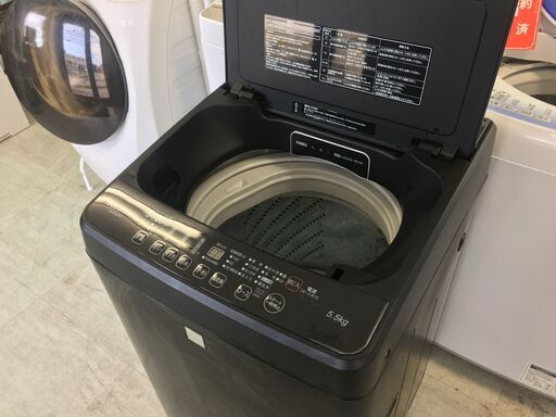 洗濯機の分解クリーニング行っています！配送設置込み　ハイセンス5.5K洗濯機2019年製　分解クリーニング済み！！