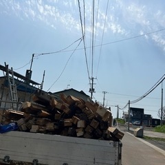 解体木材　土台　柱　地域により配達可能！！