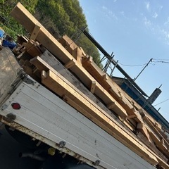 解体木材　土台　柱　地域により配達可能！！の画像