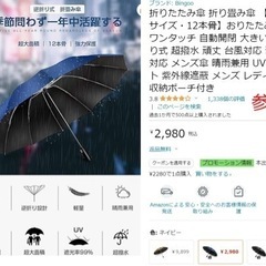 折りたたみ傘の画像