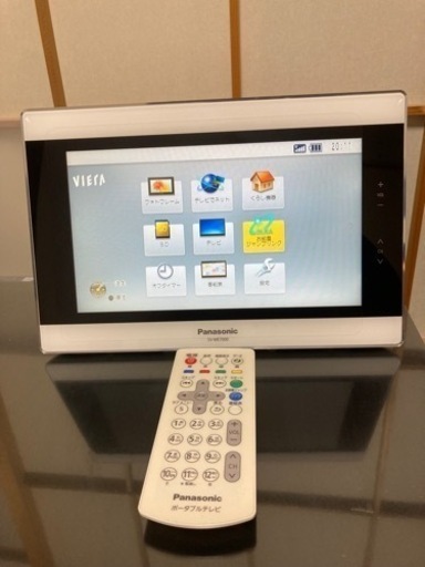 美品パナソニック防水ポータブルテレビ