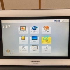 美品パナソニック防水ポータブルテレビ の画像
