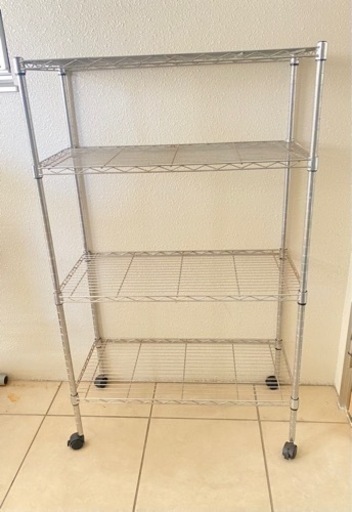 家具 収納家具 4段スチールラック