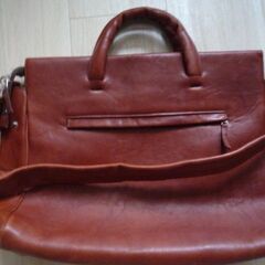 白馬　一点もの手作り本革かばん　３万円ぐらいの品　バッグの画像
