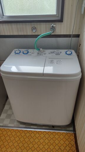 【決まりました】【5月末～6月引き渡し】２槽式洗濯機　5kg
